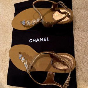 Chanel Love Cuba Flat Sandals
